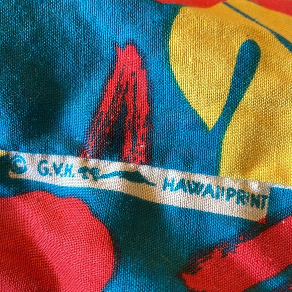 Island Vibrations Made in Hawaii Vintage Cotton MuMu Dress - Picture 7 of 8